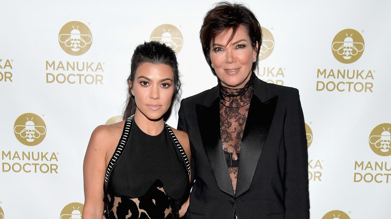 Kourtney Kardashian and Kris Jenner