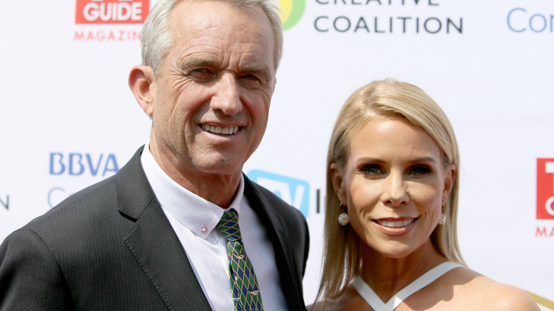 Cheryl Hines and RFK Jr. at the Television Industry Advocacy Awards