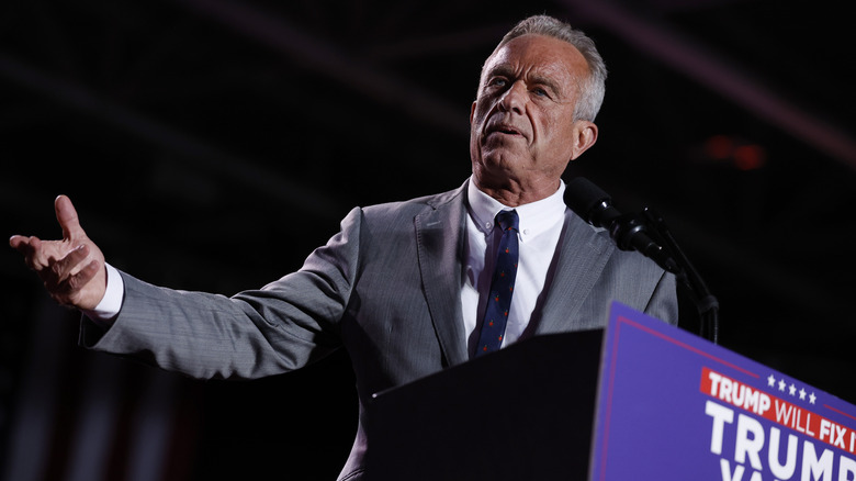 Robert F. Kennedy Jr. speaking at Macomb Community College