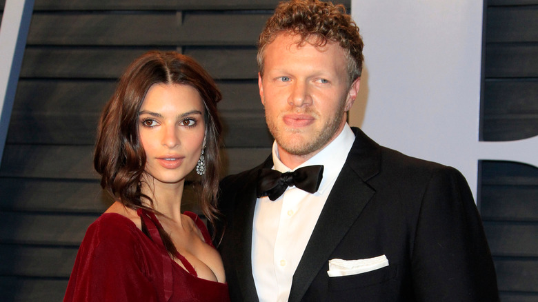 Sebastian Bear-McClard and Emily Ratajkowski together in 2018