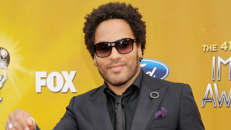 Lenny Kravitz smiling