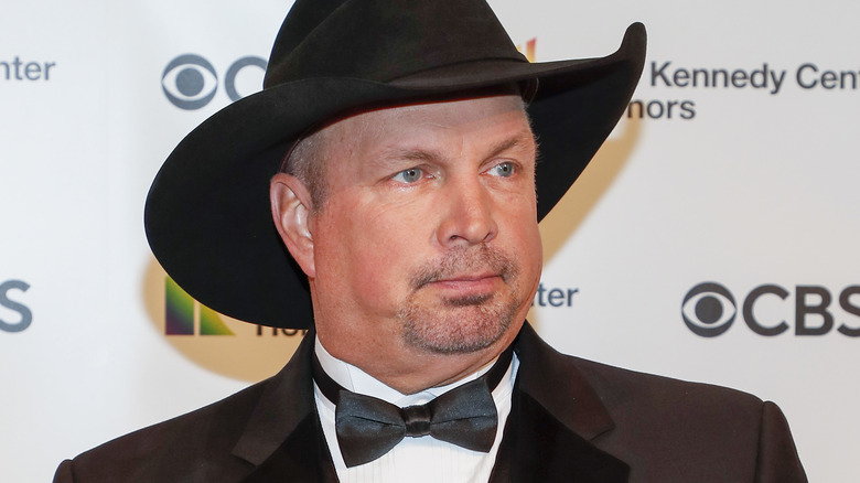 Garth Brooks cowboy hat tuxedo