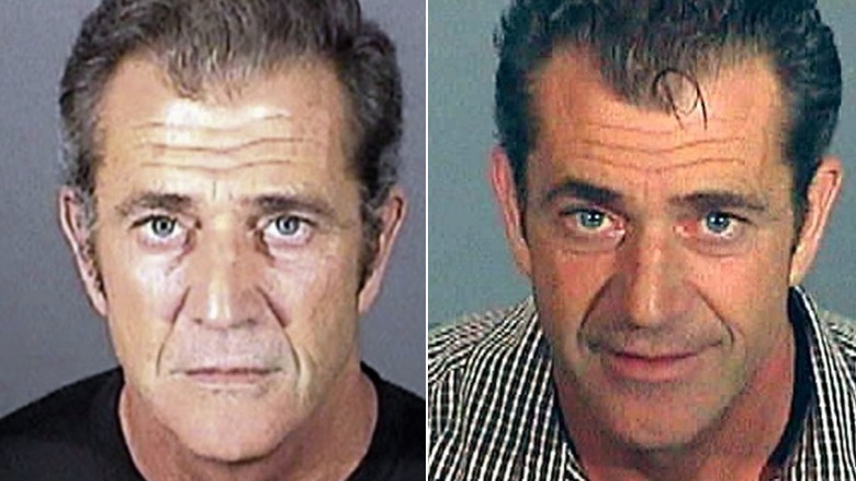 Mel Gibson mug shots