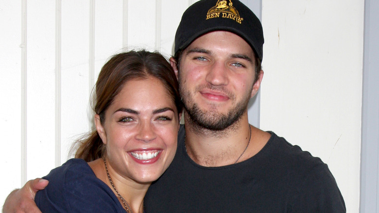 Kelly Thiebaud and Bryan Craig smiling