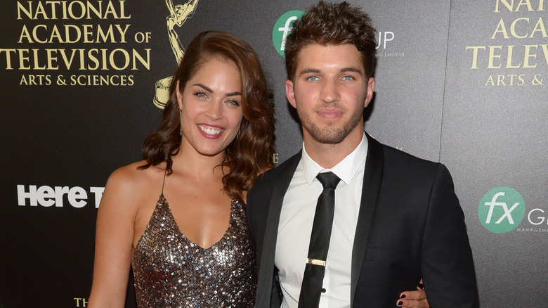 Kelly Thiebaud and Bryan Craig posing