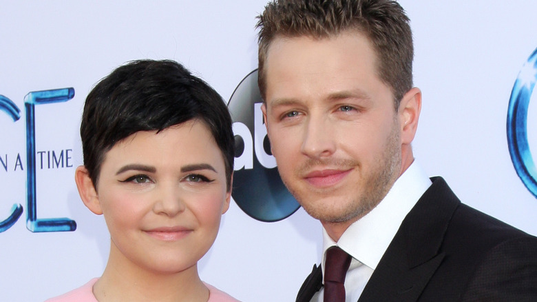 Ginnifer Goodwin; Josh Dallas; smiling