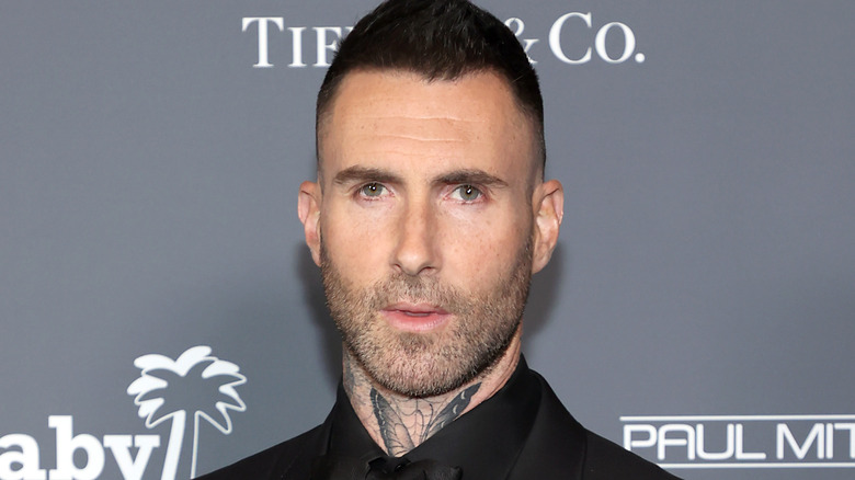 Adam Levine with green eyes