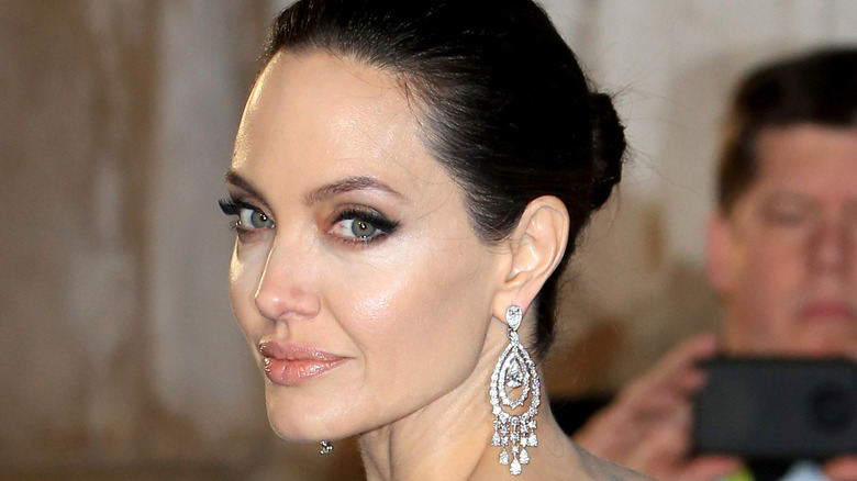 Angelina Jolie smiling