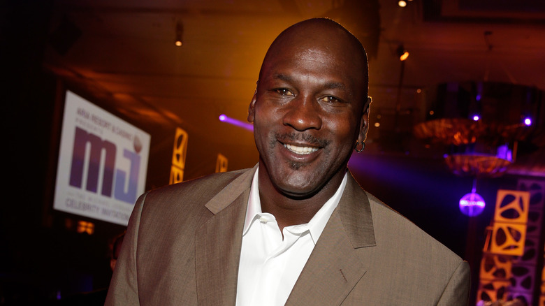 Michael Jordan smiling 