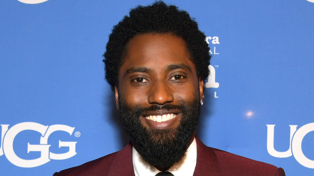 John David Washington on a red carpet