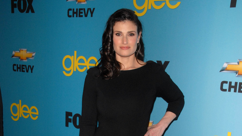 Idina Menzel poses 