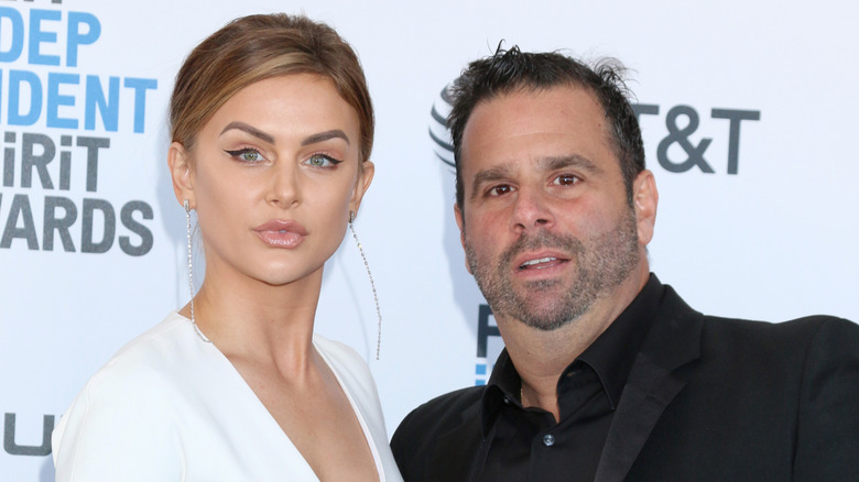 Lala Kent, Randall Emmett posing