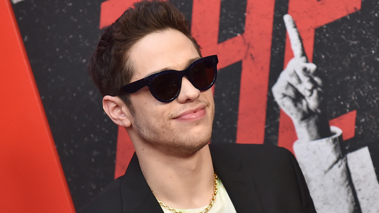 Pete Davidson wearing sunglasses