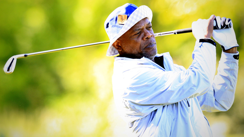 Samuel L Jackson golfing 