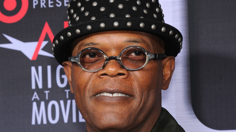 Samuel L jackson smiling 