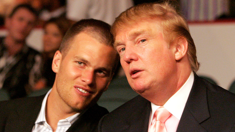 Tom Brady talking Donald Trump