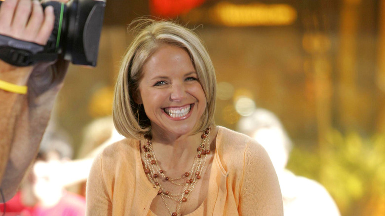 Katie Couric smiles 