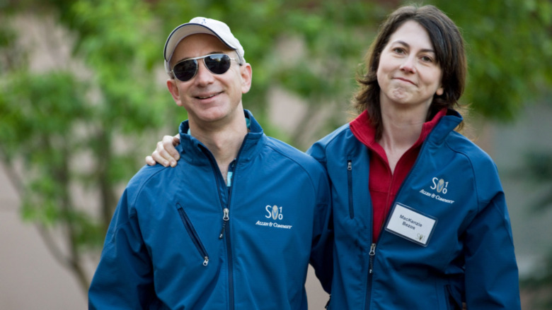 Bezos and ex-wife Mackenzie Scott