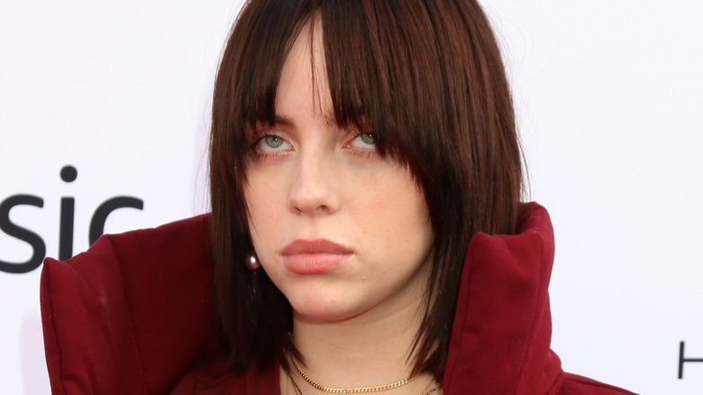 Billie Eilish on the red carpet