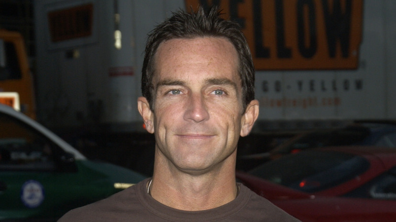 Jeff Probst with a slight smile