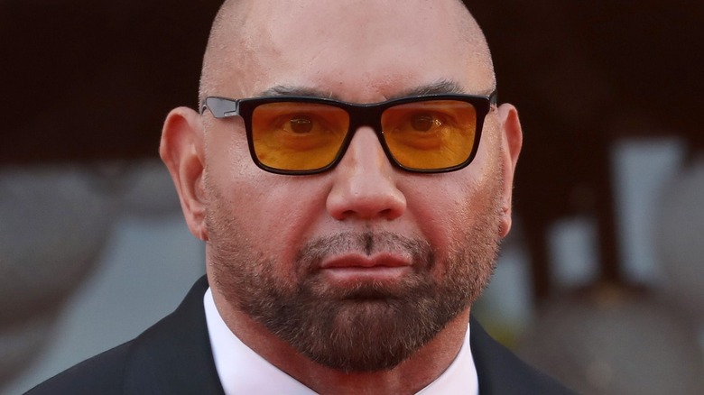 Dave Bautista posing