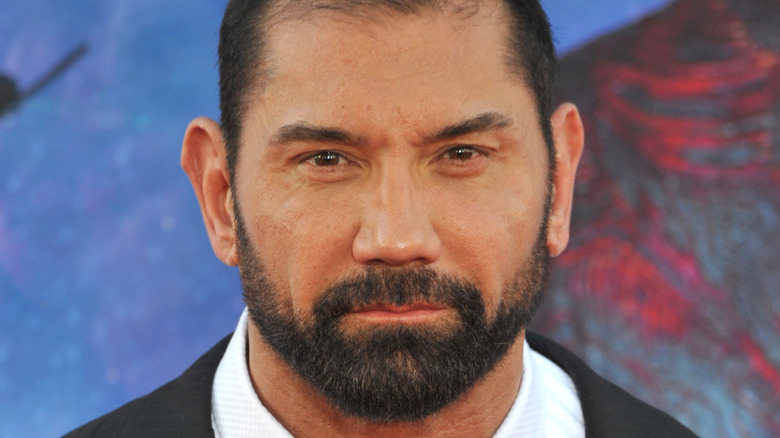 Dave Bautista posing