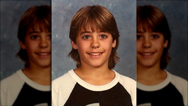 Jared Leto smiling in school photo