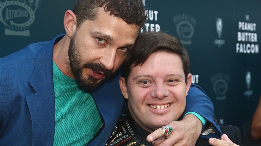 Shia LaBeouf and Zack Gottsagen 