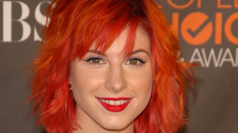 Hayley Williams with red hair 