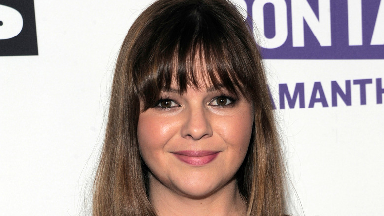 Amber Tamblyn smiling