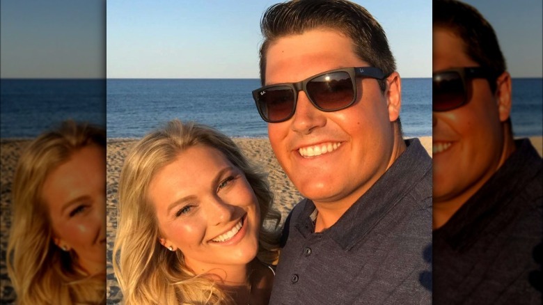 Madison and Austin Corbett at the beach