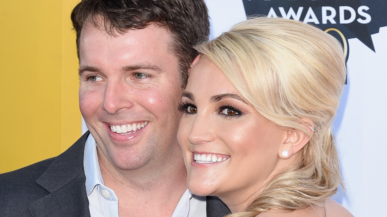 Jamie Lynn Spears and Jamie Watson smiling