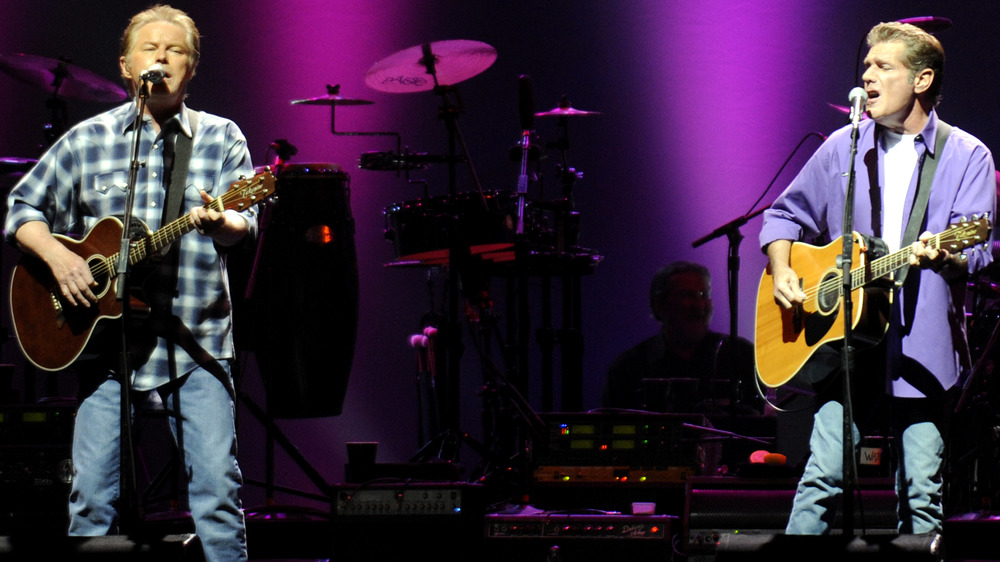 Don Felder and Glenn Frey playing together