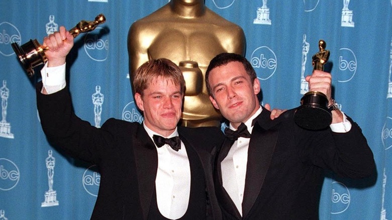 Matt Damon and Ben Affleck win an Oscar