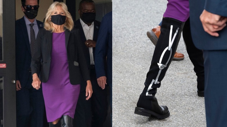 Jill Biden's VOTE boots 