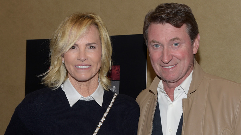 Wayne and Janet Gretzky smiling in 2018