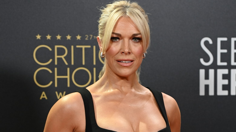 Hannah Waddingham poses at an event