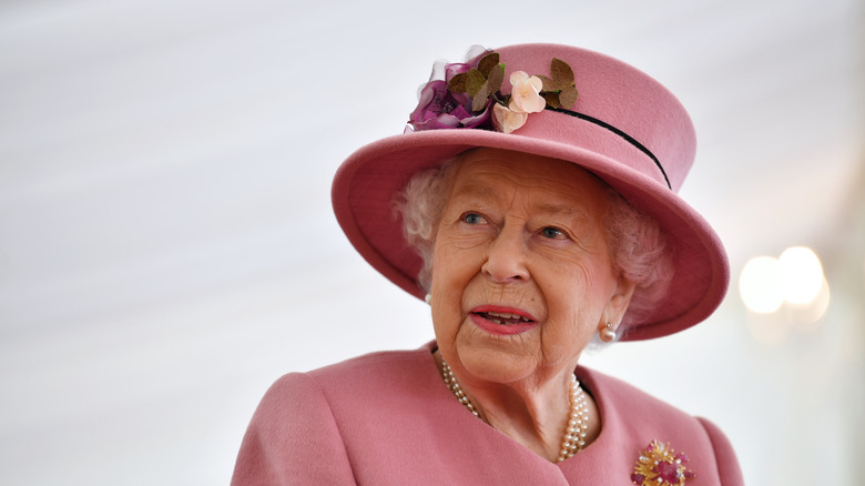 Queen Elizabeth smiling