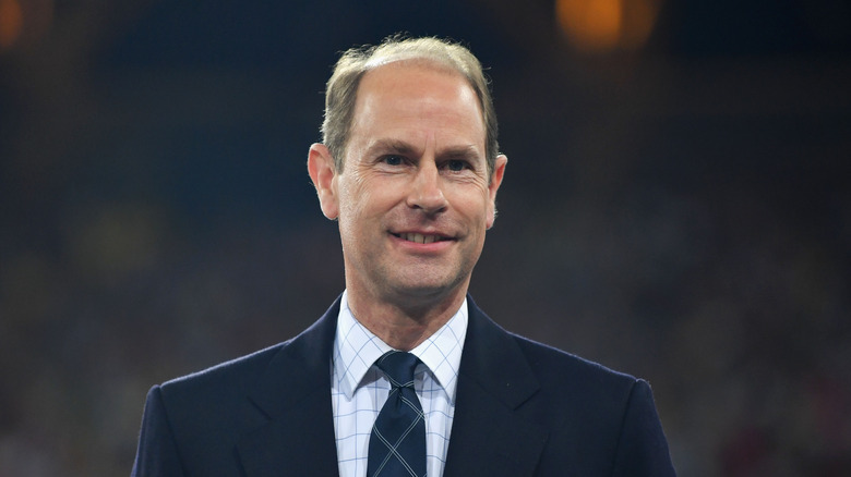 Prince Edward smiling