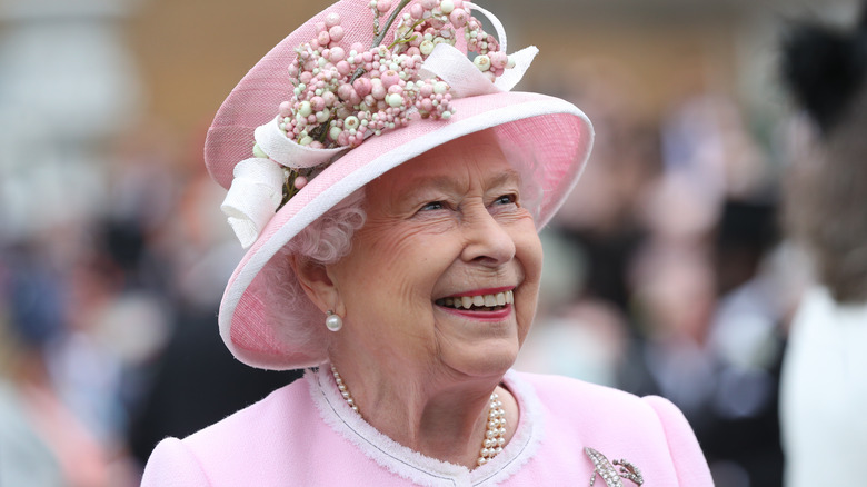 Queen Elizabeth smiling