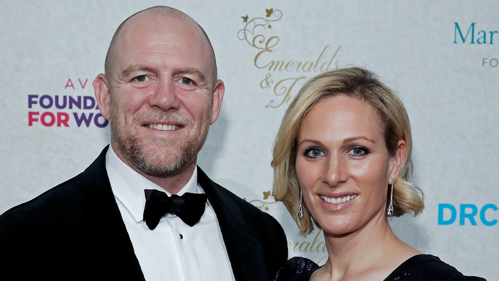 Zara Tindall and Mike Tindall smiling