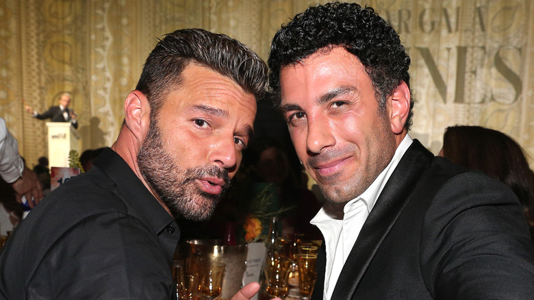 Ricky Martin with husband Jwan Yosef