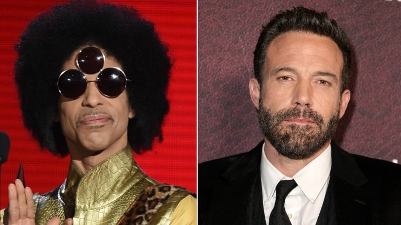 Ben Affleck and Prince side by side