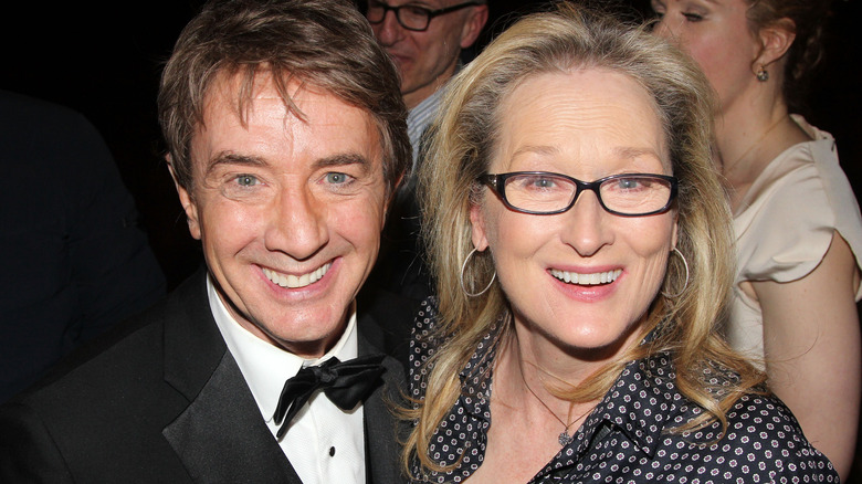 Martin Short Meryl Streep smiling