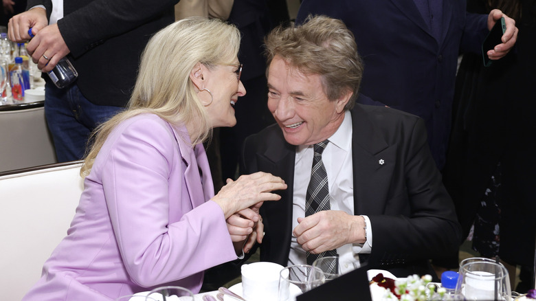 Meryl Streep Martin Short laughing