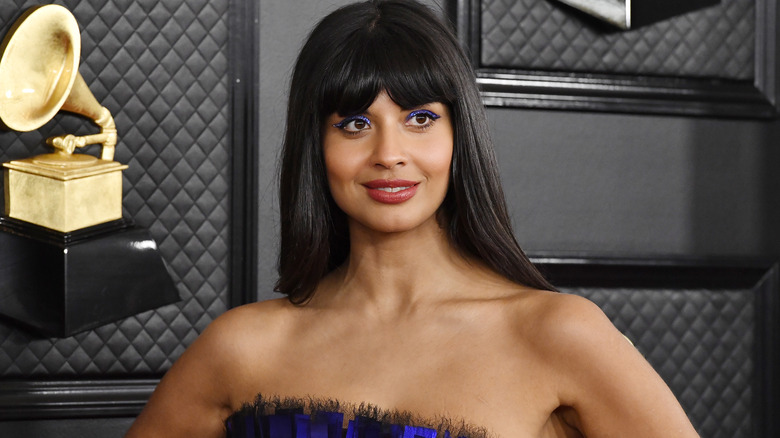 Jameela Jamil smiling