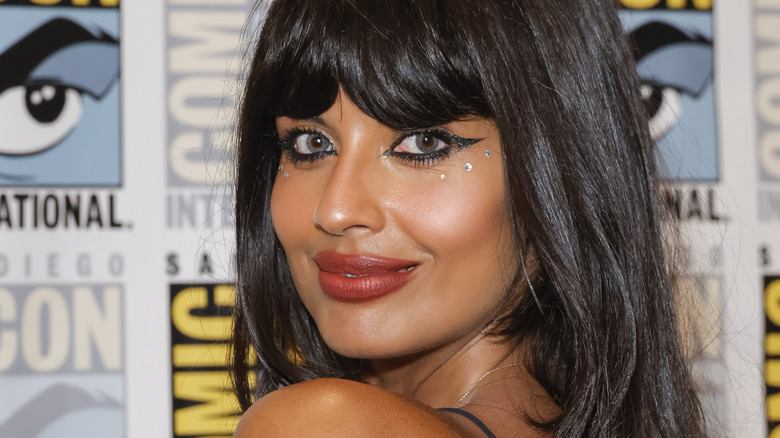 Jameela Jamil smiling