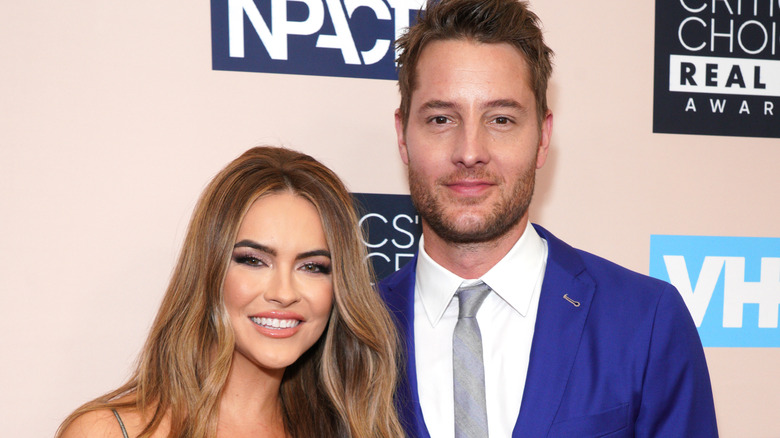 Chrishell Stause and Justin Hartley smiling