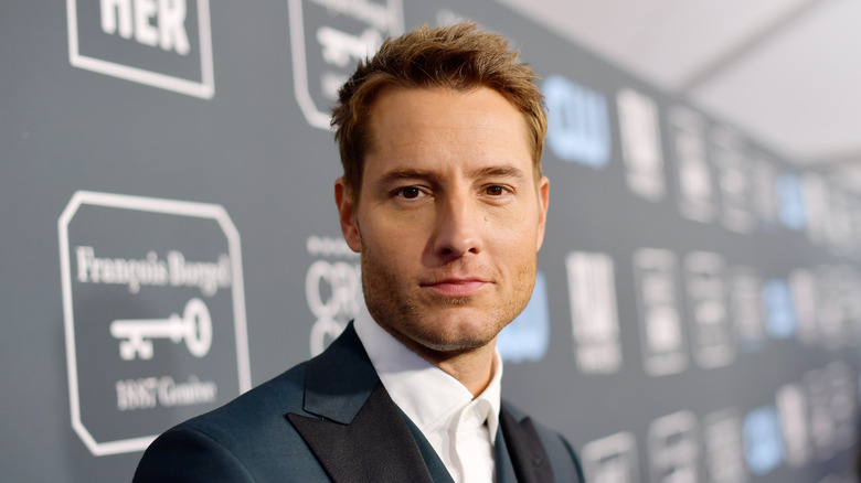 Justin Hartley on the red carpet