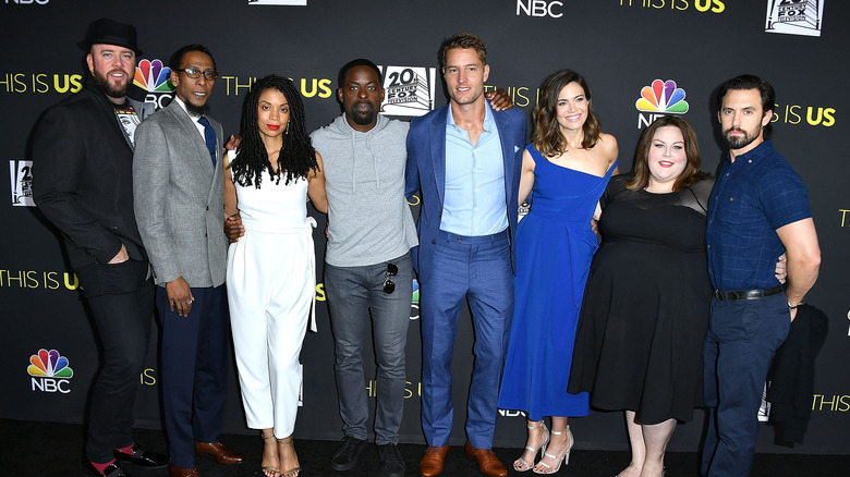 Justin Hartley and the cast of "This Is Us"